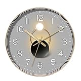 Aoyo Wanduhr Wohnzimmer Einfache Uhr Home Fashion Uhr Wand Dekorative Uhr Quarzuhr(Size:14INCH,Color:F)