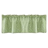 AQ899 Blackout Curtains Star Curtains Short Curtains Small Curtains Rod Curtains Kitchen Coffee Curtains Bedroom Curtains Lace Curtains 52 X 18 Inch 1 Panels Curtains Drapes 132×46cm