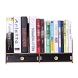 LIMKOO Aktenregal, einfaches Holz-Bücherregal, Informationen, Desktop, kreatives Büro, mehrschichtiges Regal (Color : B, Size : S)