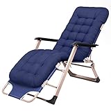 Zero Gravity Loungesessel, Zero Gravity Chair Verstellbarer Relaxsessel Outdoor Zero Gravity Lounge Klappstuhl mit faltbarem, gepolstertem, bequemem, atmungsaktivem Max. Belastung 150 kg Lounge-Sessel