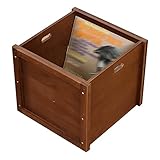 GRFIT Schallplattenständer Vinyl-Aufzeichnungsspeicher-Halter-Stand □ Funktions- und zeitgenössisches Display-Konzept-Design for 12-Zoll-Datensätze Schallplatten Aufbewahrung (Color : B)