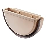 UNNS Büro-Mülleimer Wandmontierte Abfallbehälzungsmülleimer Küchenmüll Den faltbaren Abfallbehältern kleine kompakte Mülldose for Schrankküche, 4l Papierkorb (Color : Beige)