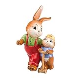 Goebel Hasenvater mit dem Sohnemann'Ein kleiner Ausflug' Art.66844081 Ostern Hasenfamilie