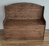 TOTAL WOOD 2012 Truhenbank banktruhe sitzbank sitztruhe truhen aus Holz B x T x H ca.: 150x40x45 + 90 cm