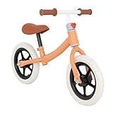 ECD Germany Laufrad für Kinder ab 2 Jahre bis zu 20kg, Orange, 11 Zoll Räder, Lenkrad und Sattel höhenverstellbar, Metallrahmen, Ultraleicht, Lernlaufrad Kinderlaufrad Kleinkind Balance Bike Laufräder