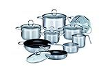 GSW 813150 Alara Top-Set 14-teilig, Edelstahl, Silber, 28 cm, Einheiten