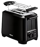 Tefal Uno TT1408 Scheibentoaster, 7 Bräunungsstufen (800 Watt) schwarz