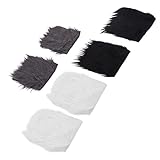 Omabeta Shaggy Faux Fur, DIY Making Faux Fur Fabric Fluffy Gloosy für Bastelarbeiten