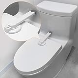 Baby Toilettenschloss [2-Pack] Verbesserter Lückenloser Palettenmechanismus für Kindersicherheit, Kein Werkzeug Erforderlich Einfache Installation mit 3M-Klebstoff.