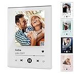 Song Cover Glas Bild mit Foto aus Acrylglas - Spotify Acrylglas personalisiert - Musik Cover als Geschenk für Freundin Freund - Personalisiertes Fotogeschenk für Sie und Ihn Partner - Geschenkidee