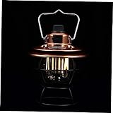 Garneck Retro-Camping-Leuchten Led-Laternen Led-Camping-Laterne Wiederaufladbare Laterne Led-Camping-Leuchten Öllampe Vintage Praktische Camping-Lampe Multifunktions-Zeltlicht