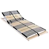 Chusui Lattenrost mit 42 Latten 7 Zonen, Rolllattenrost, Matratze, Familienbett, Funktionsbett, Bett,70 x 200 cm