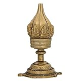 PAREKS Aarti Diya Öldochtlampe Lotus Flower Home Decorations Indian Gifts 6 Zoll Lampe