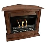 Kaminbau Mierzwa Gelkamin Ethanolkamin Kaminofen Eckkamin Rafael Premium Royal - Nussbaum