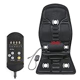 Shvieiart Autositz Heizauflage Geschwindigkeit Einstellbar 7 Motoren Massagematte für Sessel Bequem Universell Elektrische Massagematte Geeignet für Den Familiengebrauch Im Auto 1 Packung