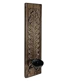 Wandkerzenhalter Holz Antik-Stil Kerzenhalter Wand Vintage-Stil