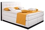 AUKONA Boxspringbett Charlotte 100x200, Farbe wählen und ändern, 7 Zonen Taschenfederkern-Matratze, H2 H3 H4, Komfortschaum-Topper, Lieferung und Aufbau kostenlos