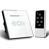 Dimmer EU Standard Crystal Touch Glas und Fernbedienung Licht Dimmer Schalter Touchscreen Dimmer Schalter Smart Switch