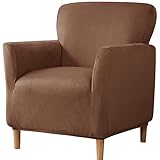 ELYSYSRL Sesselhusse Sesselschoner Sesselüberwurf mit Elastisch Stretch Husse, Club Chair Schonbezug Sofabezug mit Sessel für Clubsessel Cocktailsessel (Color : #18)