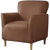 ELYSYSRL Sesselhusse Sesselschoner Sesselüberwurf mit Elastisch Stretch Husse, Club Chair Schonbezug Sofabezug mit Sessel für Clubsessel Cocktailsessel (Color : #18)