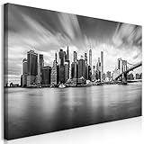 murando Wandbild Mega XXXL New York 270x135 cm Einteiliger XXL-Format Kunstdruck zur Selbstmontage Leinwandbilder moderne Bilder DIY Wanddekoration Wohnung Deko NY City Stadt d-B-0154-ak-e