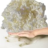 Traumreiter Kissenfüllung Memory Foam Visco Schaumstoffflocken 1kg I Kissen Füllung Füllung für Kissen aus viskoelastischen Schaumstoff Flocken Füllwatte I Füllstoff Füllmaterial Füllung