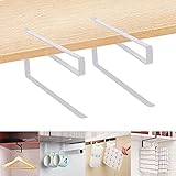 2 Stück Küchenrollenhalter Ohne Bohren,Stabiler Küchenrollenhalterschrank,Küchenpapierhalter Wandmontage Papier Handtuch Rollenhalter,Wandmontage Papierrollenhalter für Küche Badezimmer Aufbewahrung