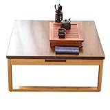 Quadratischer Tatami-Tisch Couchtisch Akzentmöbel Couchtisch Moderner Couchtisch Tatami-Tisch Für Das Wohnzimmer (Color : A, S : 60 * 60 * 26cm)