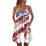 Damen Spitzenkleid Brautjungfer Elegant Cocktailkleid Unabhängigkeitstag Bedrucktes Boho Sommerkleid Lässiges Sommerkleid Rundhalsausschnitt Ärmelloses Tankkleid Strandkleid Swingkleid Sommerkleid