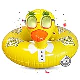 Die Rente Ente | Aufblasbare Schwimmente Ruhestand oder zur Pension | Karneval - Geburtstag -Mottoparty | lustiges Spaßgeschenk