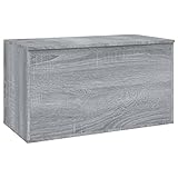 vidaXL Aufbewahrungstruhe Grau Sonoma 84x42x46 cm Holzwerkstoff