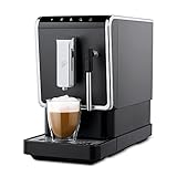 Tchibo Kaffeevollautomat Esperto Latte mit Milchaufschäumfunktion für Caffè Crema, Espresso und Milchspezialitäten, Anthrazit