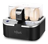 Hâws Årø sprechender Eierkocher | 400w | bis zu 6 Eier | 5 Sprachen | inklusive Messbecher