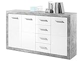 möbelando Sideboard Kommode Schrank Anrichte Highboard Standschrank Rio de Janeiro I