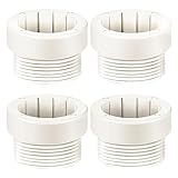 Firulab Poolschirm-Gewindeadapter, 4 Stück Pool-Schirmständer-Stabilisator mit Gewinde, Zubehör für Terrassendecks im Freien für Sonnenschirme, Strand- und Poolschirme