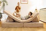 KID Republic - Multifunktionales Spielsofa für Kinder - Verwandle deinen Raum in ein Abenteuer. Spielsofa, robustes Schaumstoff modulares Design für gemütliche Spiel (Sand Biege)