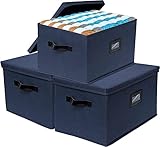 Stoff-Aufbewahrungsbox, faltbarer Aufbewahrungsbehälter, Aufbewahrungsbehälter mit Deckel, Schrank-Organizer und Aufbewahrung, ideale Aufbewahrungsbehälter mit PU-Griffen für die Küchenorganisation,