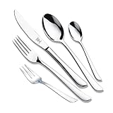 Justinus Besteck-Set 12 Personen, 60-tlg. Twist Essbesteck Tafelbesteck, Silber