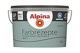 Alpina Farben Farbrezepte Innenfarbe Wandfarbe Farbton Gletscherblau 2,5 Liter