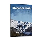 ONOTIO Arapahoe Waschbecken, Vintage-Reiseposter, Berge, 40 x 60 cm, Wandkunst, Kunstdruck, Leinwand, Kunst, Poster, modernes Familien-Schlafzimmer, Dekor-Poster