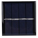 Jeanoko Solarzellen-Panel, 58 x 58 mm, Solar-Ladegerät, kostengünstig, korrosionsbeständig, für DIY-Solarprodukte für wissenschaftliche Projekte für kleine Heimprojekte