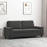 Festnight 2-Sitzer-Sofa Schlafsofa Schlafcouch Couch Schlafsofa 2-Sitzer Sofa Wohnzimmer Multifunktionale Sofa Dunkelgrau 140 cm Mikrofasergewebe