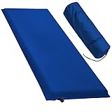 ALPIDEX Isomatte Camping 2.5 cm┃6 cm┃10 cm Dick Schaumstoff Selfinflating Matte Selbstaufblasende Outdoor Thermomatte Robust Isolierend, Farbe:dunkelblau, Maße:200 x 66 x 6.0 cm