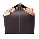Ørskov Leder Kaminholzkorb Farbe Chocolate