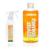 Das blaue Wunder Orangenreiniger Sweet Orange Konzentrat 1000 ml | Universalreiniger | Fettlöser | Fleckenentferner | als Bodenreiniger, Badreiniger, Küchenreiniger | inkl. Sprühflasche