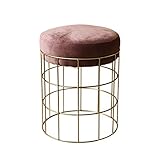 LUYIYI Kleiner Hocker Mode Kreative Schuhe Bank Heimhocker Hocker Schminkhocker Sofa Hocker Stoffhocker Moderner minimalistischer Fußhocker (Farbe: Rosa, Größe: M)