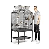 Montana Cages ® | Sittichkäfig, Käfig, Voliere, Vogelkäfig Madeira III - Antik mit waagerechten Stäben