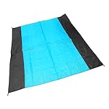 Cosiki Stranddecke, Outdoor-Picknickdecke, Blaues Polyester und Nylon für Outdoor-Festivals