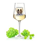 GRAVURZEILE Puccini Weinglas mit UV-Druck - Beste Freundin Konfiguration - Umfangreich anpassbares Motiv zum selbst gestalten - Persönliches Geschenk für Freundinnen