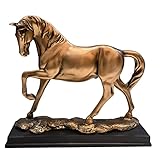 Vinbcorw Pferd Deko, Pferd-Skulptur, Dekoration Wohnung Moderne Deko Skulptur Modern Fensterbank Schlafzimmer Figur BüRodeko Home Office Dekoration Zubehör Hochzeitsgeschenke,A1